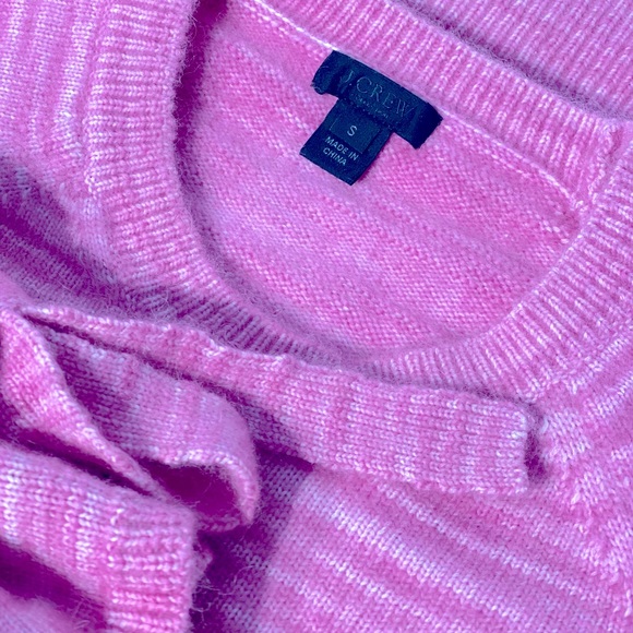 J.Crew pink collection tie sleeve sweater - Picture 3 of 7